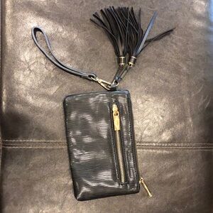Black Wristlet with tassels